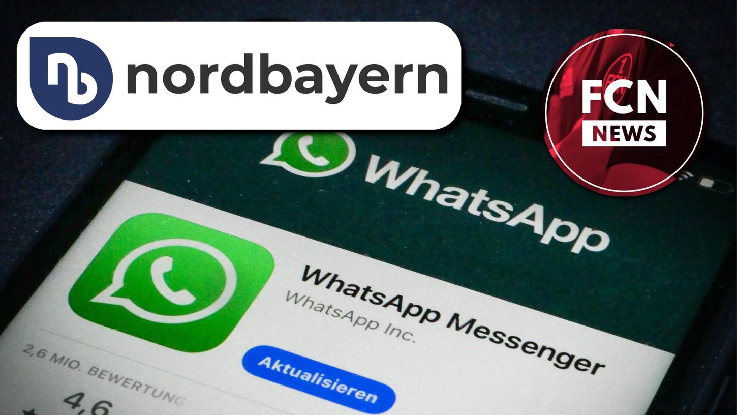 Unsere wichtigsten News zum 1. FC Nürnberg gibt es jetzt auch auf WhatsApp.