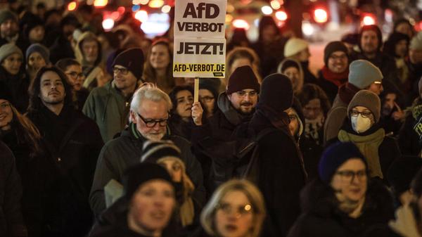 Demonstration gegen die AfD