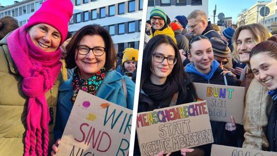 "Ganz Nürnberg hasst die AfD!": Warum so viele Menschen bei der Demo gegen rechts in Nürnberg waren