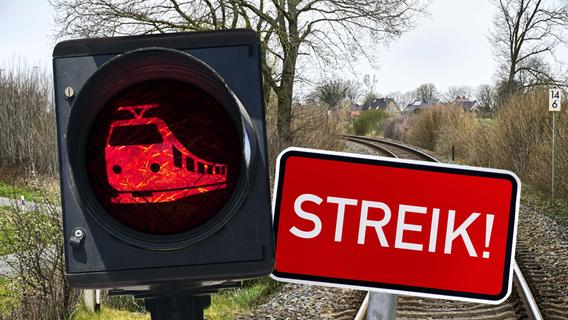 Bahnstreik im Raum Erlangen: So fahren die Züge bis Dienstag
