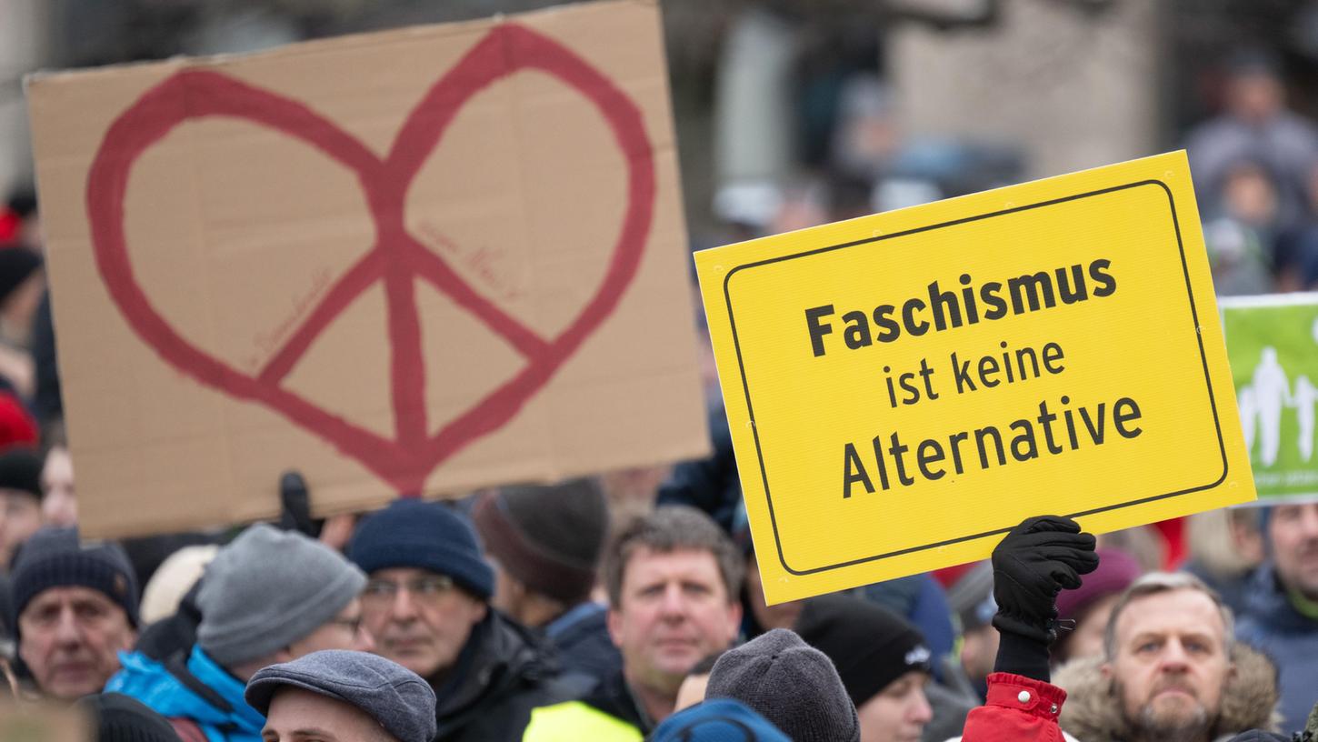 Allerorten finden derzeit Demonstrationen gegen Rechtsextremismus statt. Am kommenden Montag auch in Herzogenaurach. Das Bild stammt von einer Demonstration aus Görlitz.