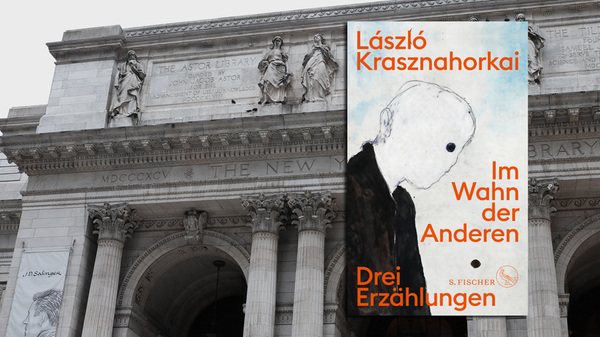 Hier ist er, der Erbe Kafkas, das ungarische Echo Thomas Bernhards, eine große einsame Stimme verlorener Existenzen: Was nicht heißt, dass Laszlo Krasznahorkai nicht auch komisch ist. In einer der drei Geschichten aus "Im Wahn der anderen" erzählt er aus der Sicht eines New Yorker Bibliothekars, dessen größter Wunsch eine für die Öffentlichkeit geschlossene Bibliothek ist, ein Mausoleum von ihm geliebter Bücher wie "Moby Dick" von Melville. Dessen Lebensweg er übrigens auch manisch nachwandert in der Stadt... Die Zeichnungen von Max Neumann spielen kongenial hinein ins bizarre Lesevergnügen um das Leben als Katastrophe. (S. Fischer, 38 Euro) Wolf Ebersberger