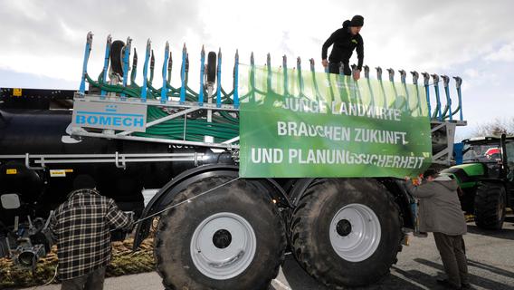 Neue Protestpläne der Bauern in Mittelfranken sollen die Bundesregierung unter Druck setzen