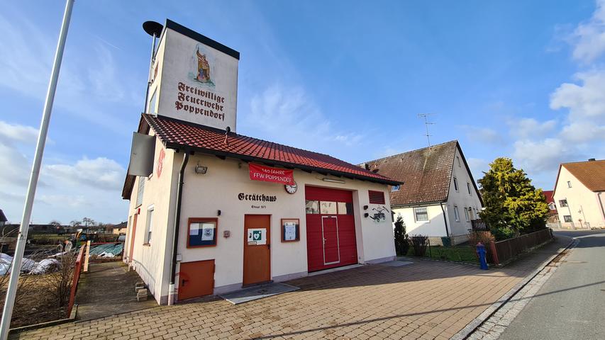 Nicht nur für die Einsatzkräfte wichtig: Das Poppendorfer Feuerwehrhaus ist auch ein Treffpunkt für Vereine – wenn das "Vereinslokal" Dippacher geschlossen hat.