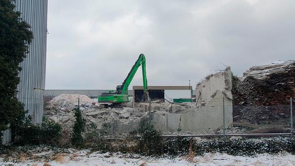 Pfleiderer Abbruch Halle Werk1
