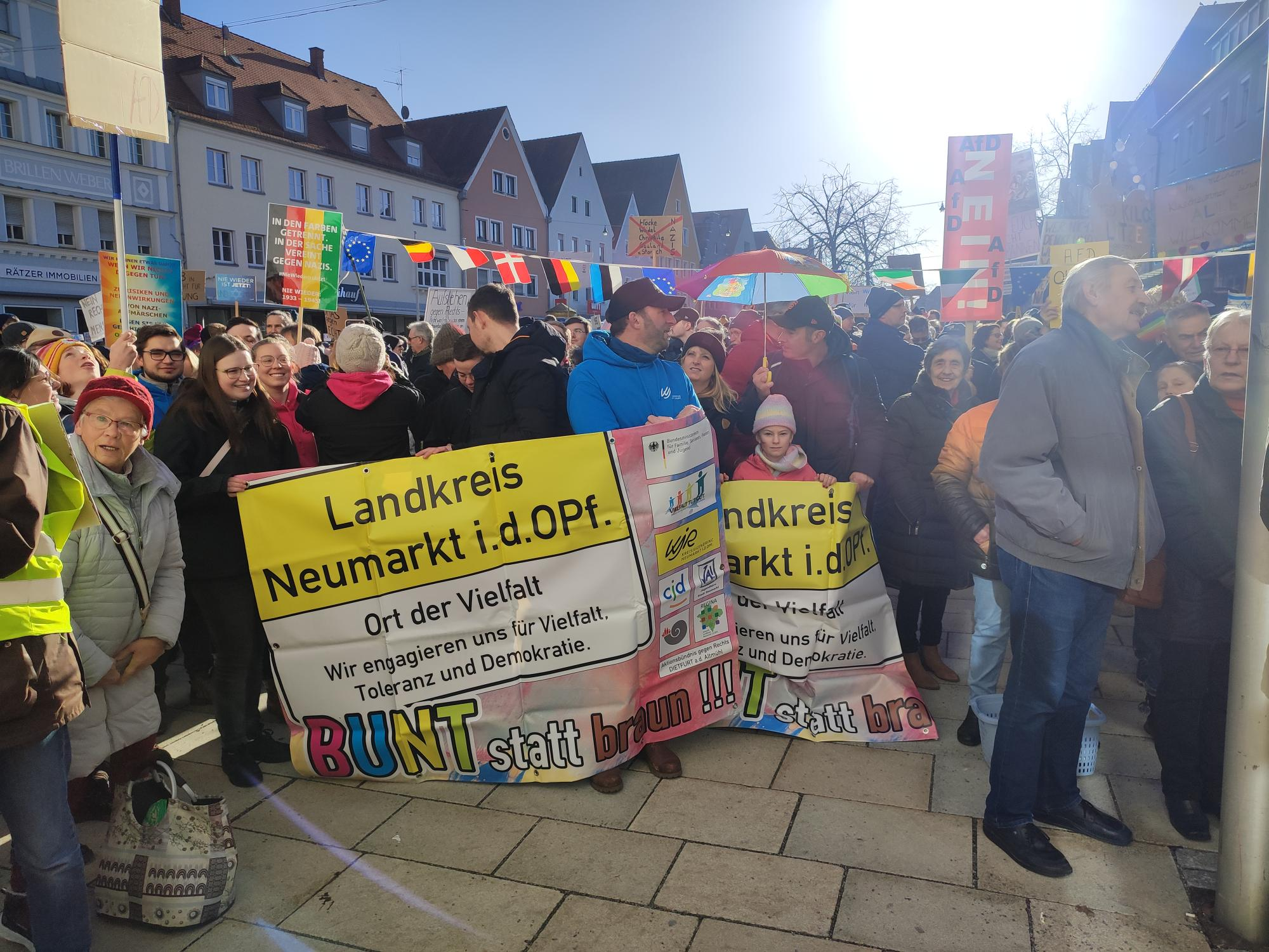 Vor Ort sprach auch den Initiator Marco Winkler.