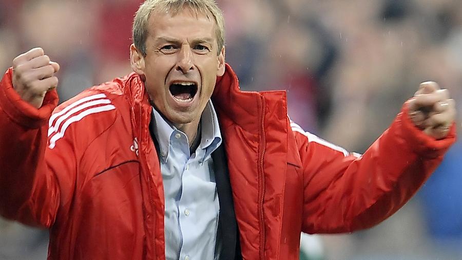 Schon einmal jubelte Jürgen Klinsmann als Coach des FC Bayern München an den Seitenlinien der Bundesliga.
