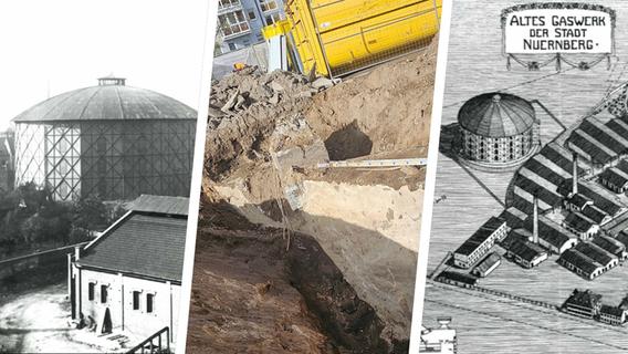 Fund im Untergrund: Reste von riesigem Gasspeicher am Nürnberger Plärrer entdeckt