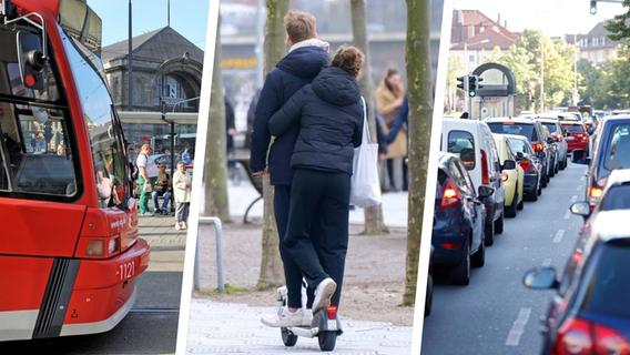 "Verhalten ist unterirdisch": E-Scooter-Fahrer nerven in Nürnberg alle anderen Verkehrsteilnehmer