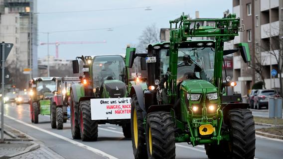 Traktoren im Feierabendverkehr am Ring: Nürnberg hält was aus