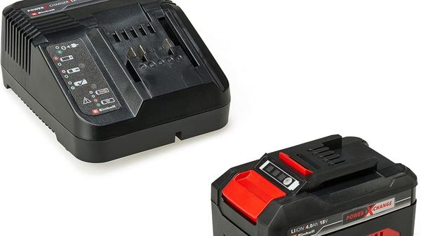 In nur 75 Minuten lässt sich ein 4,0Ah-Akku laden.