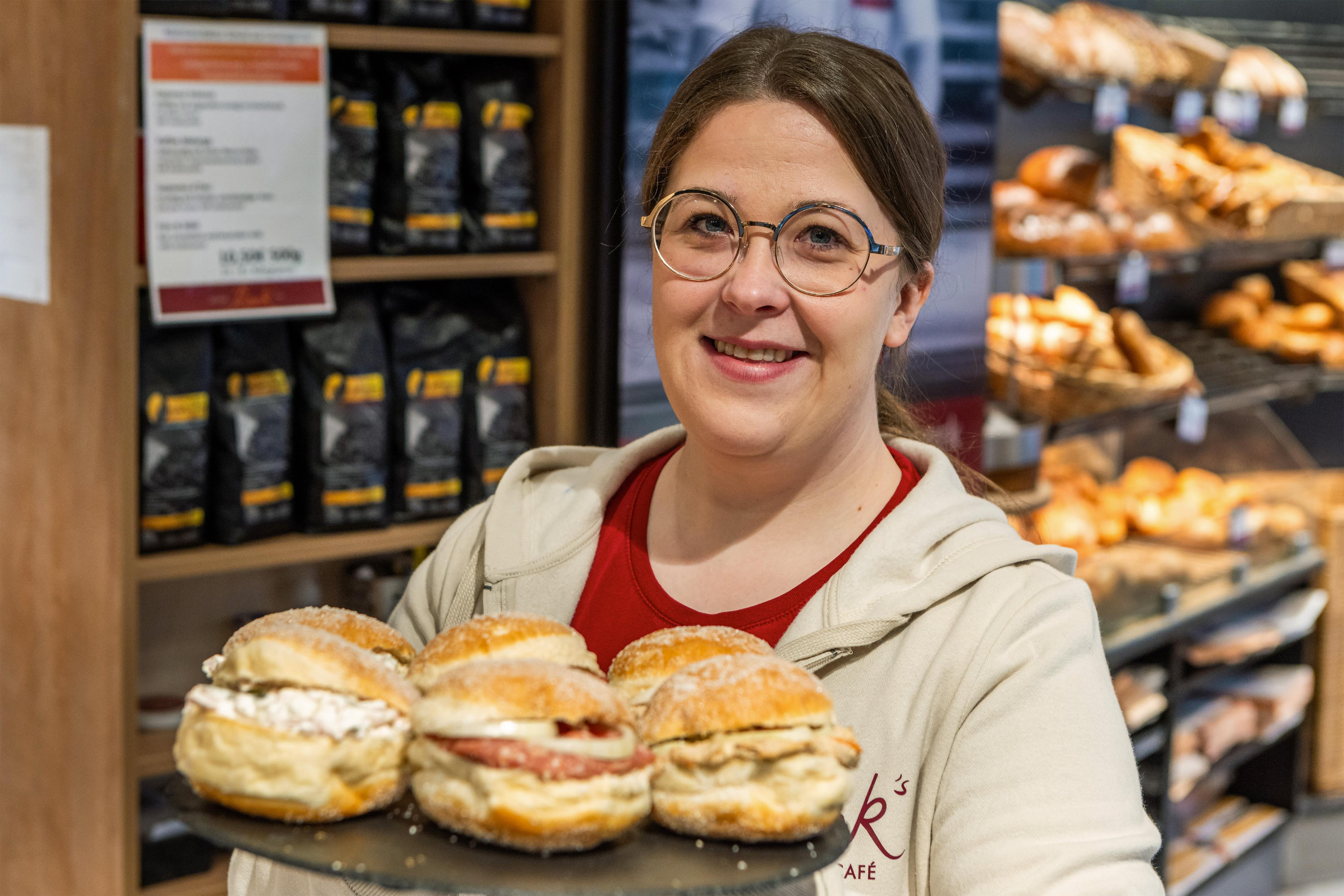 Bäckerei Rank verkauft ausgefallene Krapfen mit herzhaften Füllungen
