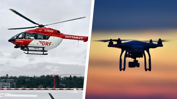 Landeplatz für Rettungshelikopter an Uniklinik Erlangen: Drohnen dürfen nur mit Genehmigung fliegen