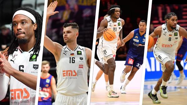 Kürzer halten die anderen Falcons Spieler ihre Tipps: Courtney Alexander tippt auf die Chiefs, Julius Wolf auf Taylor Swift (werten wir mal als Chiefs-Tipp), Mohamed Kaba Fofana "mag die Chiefs nicht, deshalb 49ers!" und Nelson Okafor hat nur Basketball im Kopf - sein Tipp: Nürnberg Falcons!