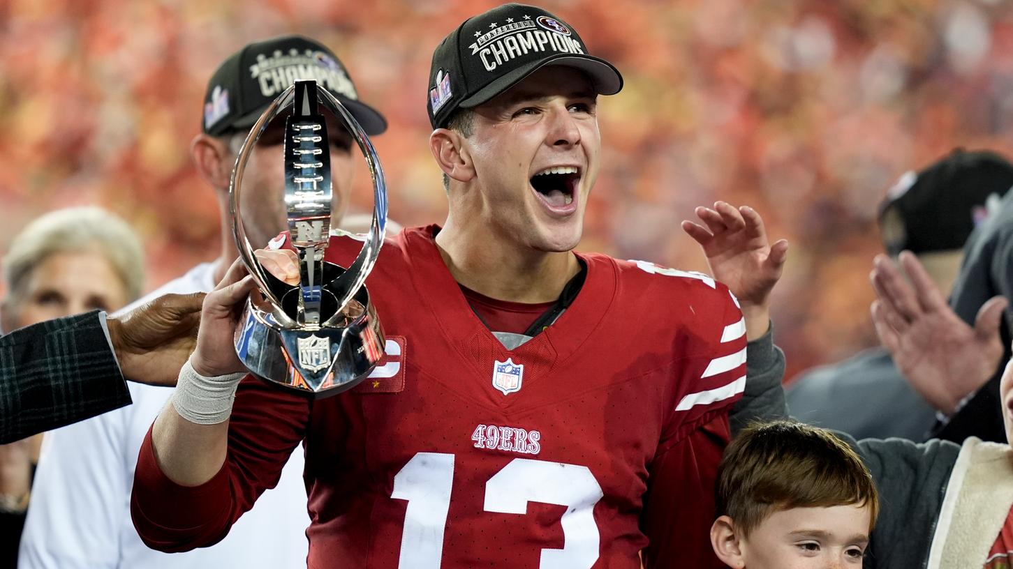 Brock Purdy steht am Sonntag im größten Spiel der American-Football-Saison - und seiner Karriere. Brock Purdy steht am Sonntag im größten Spiel der American-Football-Saison - und seiner Karriere.