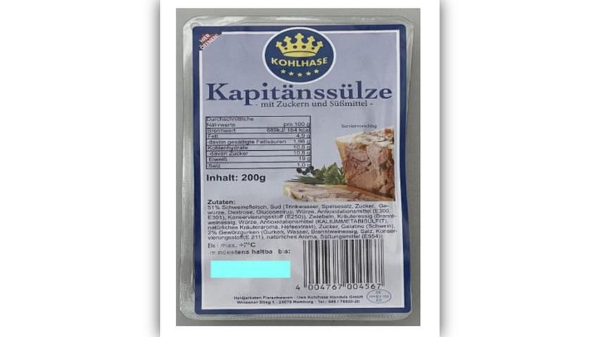 Hersteller Heidjerkaten-Fleischwaren - Uwe Kohlhase Handels mbH ruft seine Ware zurück.