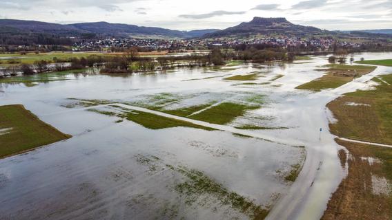 Hochwasser an Aisch und Wiesent im Landkreis Forchheim