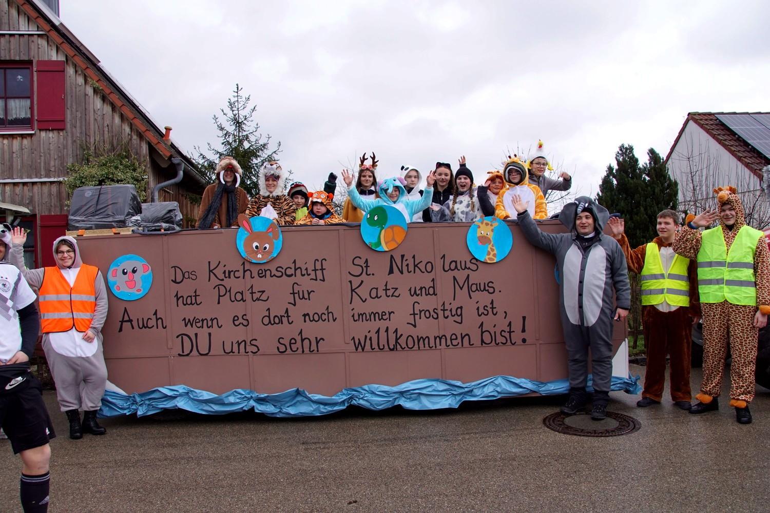 Das Kirchenschiff der Ministranten von St. Nikolaus hat tierisch gute Unterhaltung zu bieten.