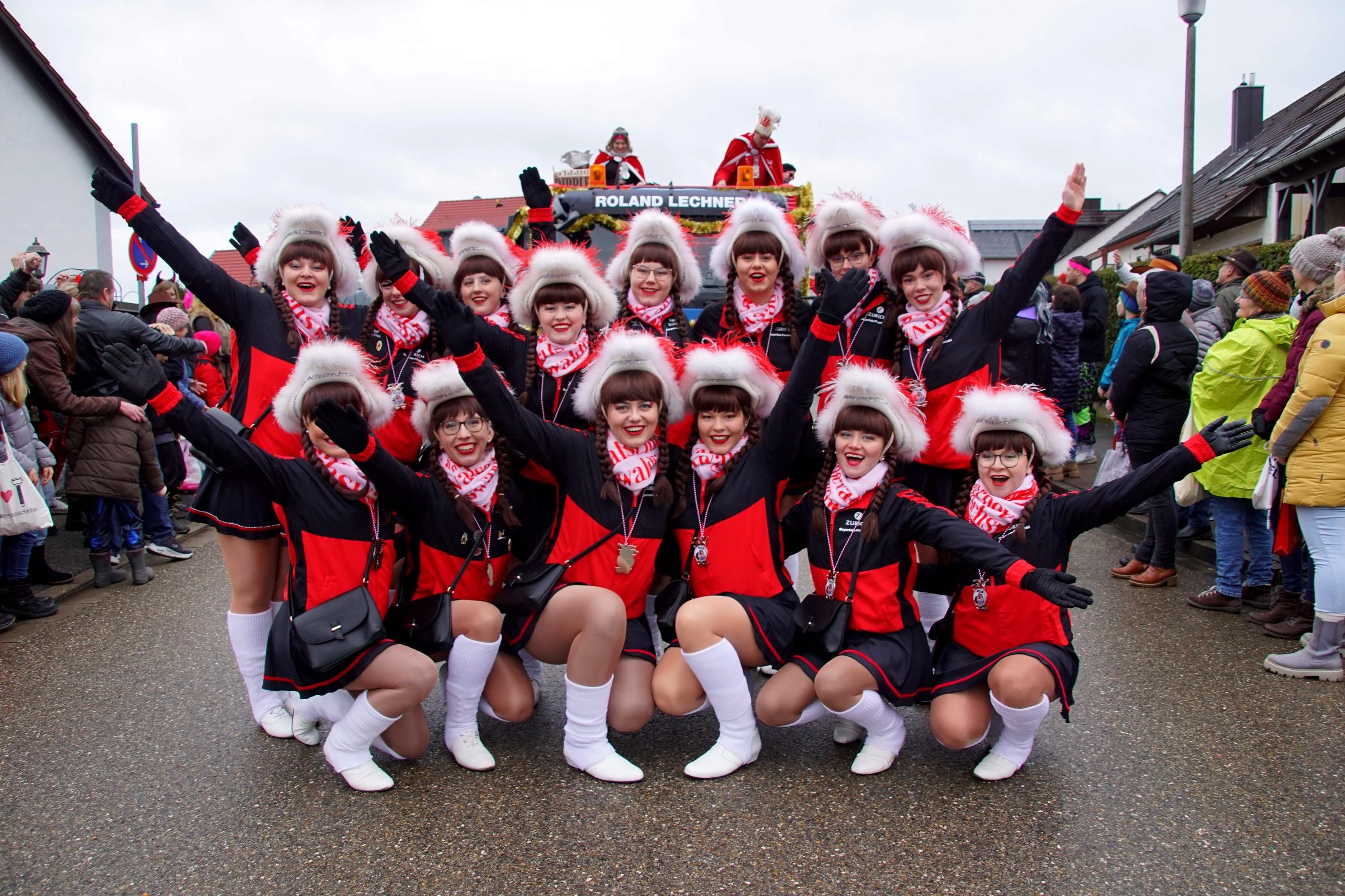 Die Prinzengarde zeigte sich von ihrer besten Seite.