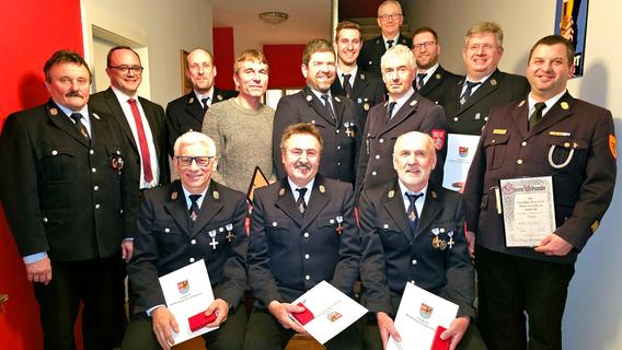 Die Freiwillige Feuerwehr Gnotzheim vergibt besonderen Ehrentitel gleich viermal