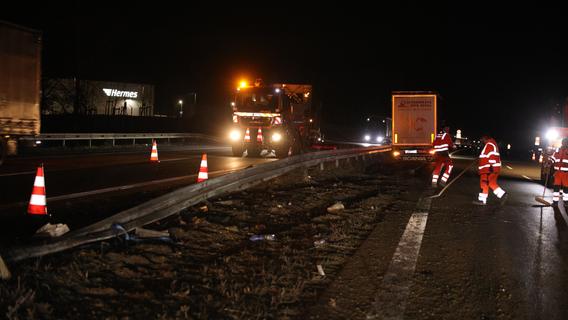 Sechs Fahrzeuge demoliert, 160.000 Euro Schaden: A6 Richtung Nürnberg war 1,5 Stunden gesperrt