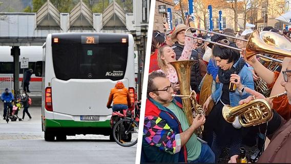 Genervt von Truppe aus 20 Musikanten: Erlanger Busfahrer weigert sich weiterzufahren