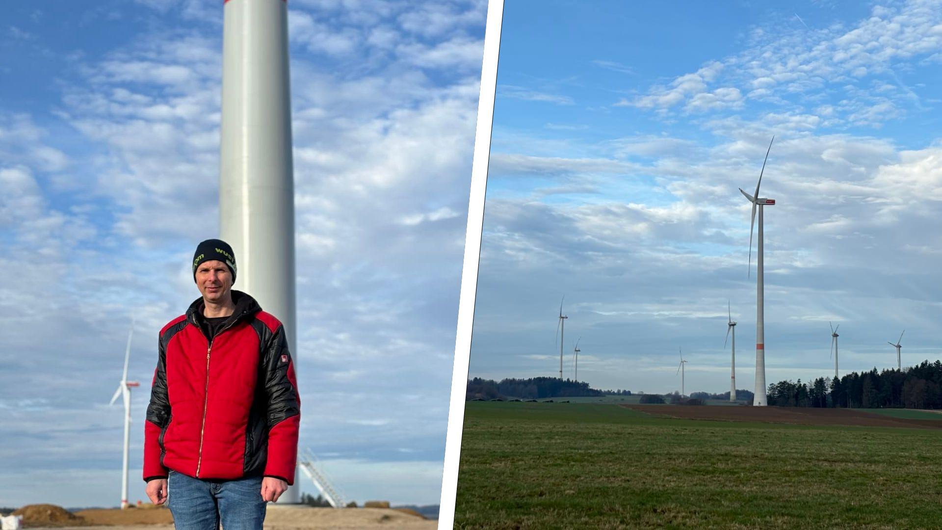 Collage Windpark Happurg