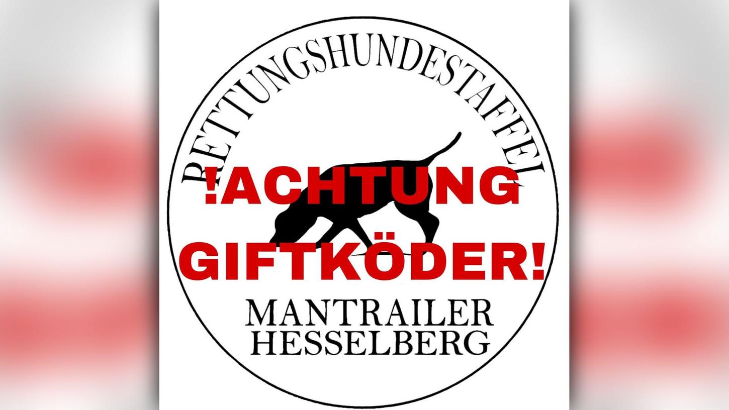 Die Rettungshundestaffel Mantrailer Hesselberg aus Mittelfranken wendet sich mit einem emotionalen Appell an die Öffentlichkeit.