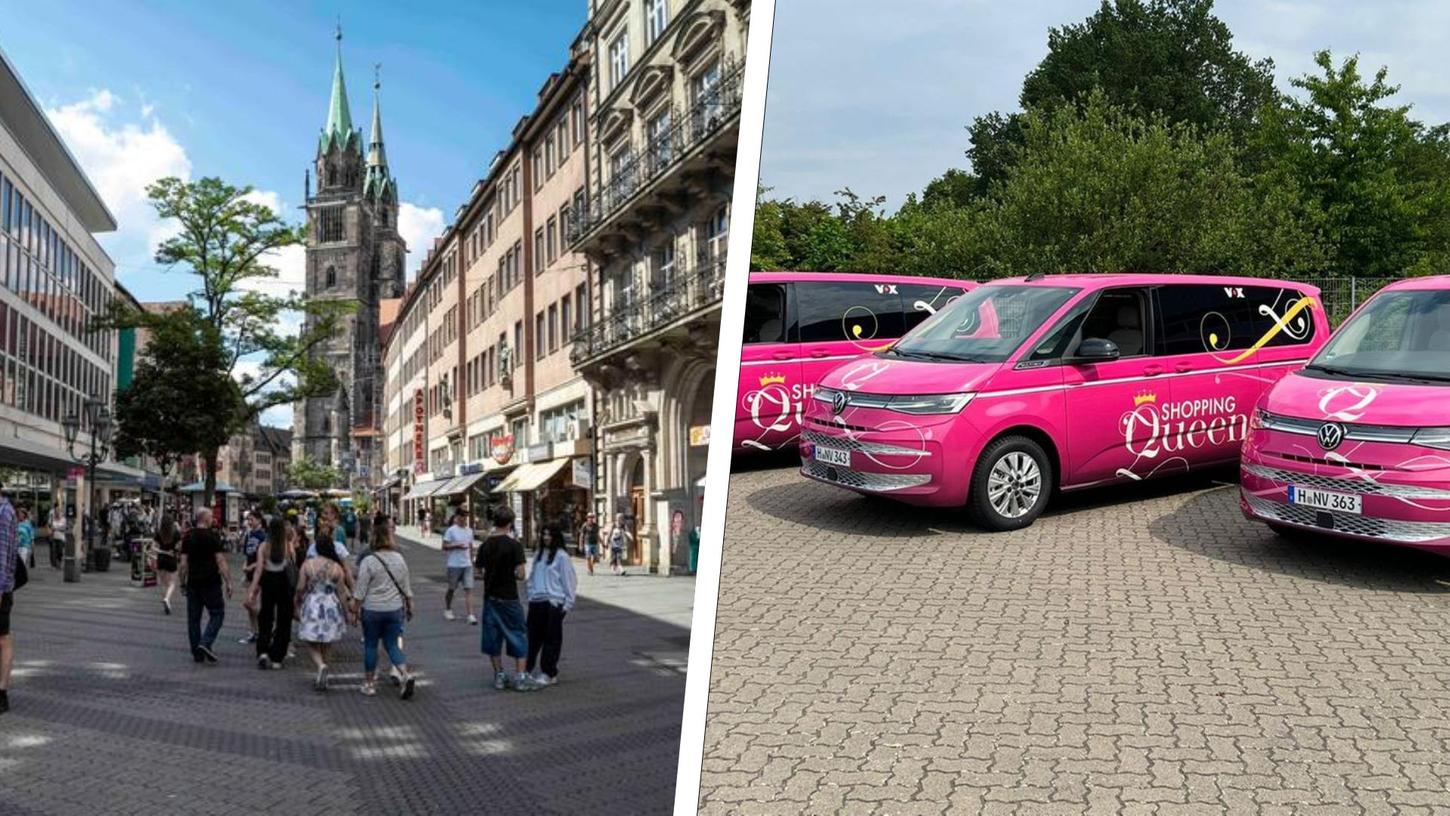Erneut laufen Dreharbeiten für die VOX-Sendung Shopping Queen in Nürnberg. Der pinke Shoppingbus wurde Anfang der Woche im Stadtteil Gostenhof gesichtet.