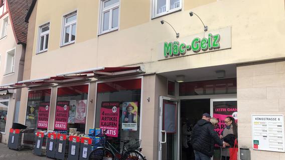 Mäc Geiz in der Schwabacher Innenstadt schließt: Nachfolger steht schon fest