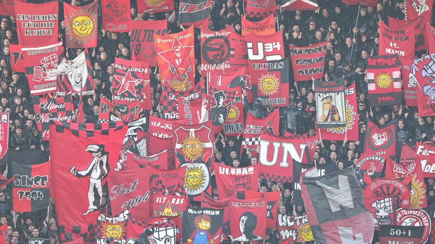Scharmützel beim Frankenderby: Alle Bilder von den Choreos - FCN-Ultras mit Seitenhieb an die DFL