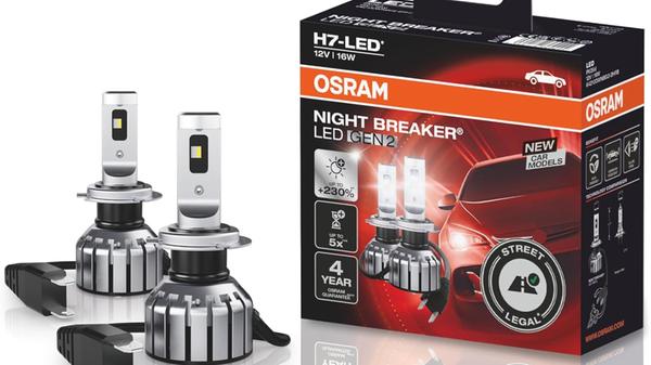 Die zweite Generation der Osram Night Breaker H7 LED wurde designt, um noch mehr Fahrzeuge abdecken zu können.