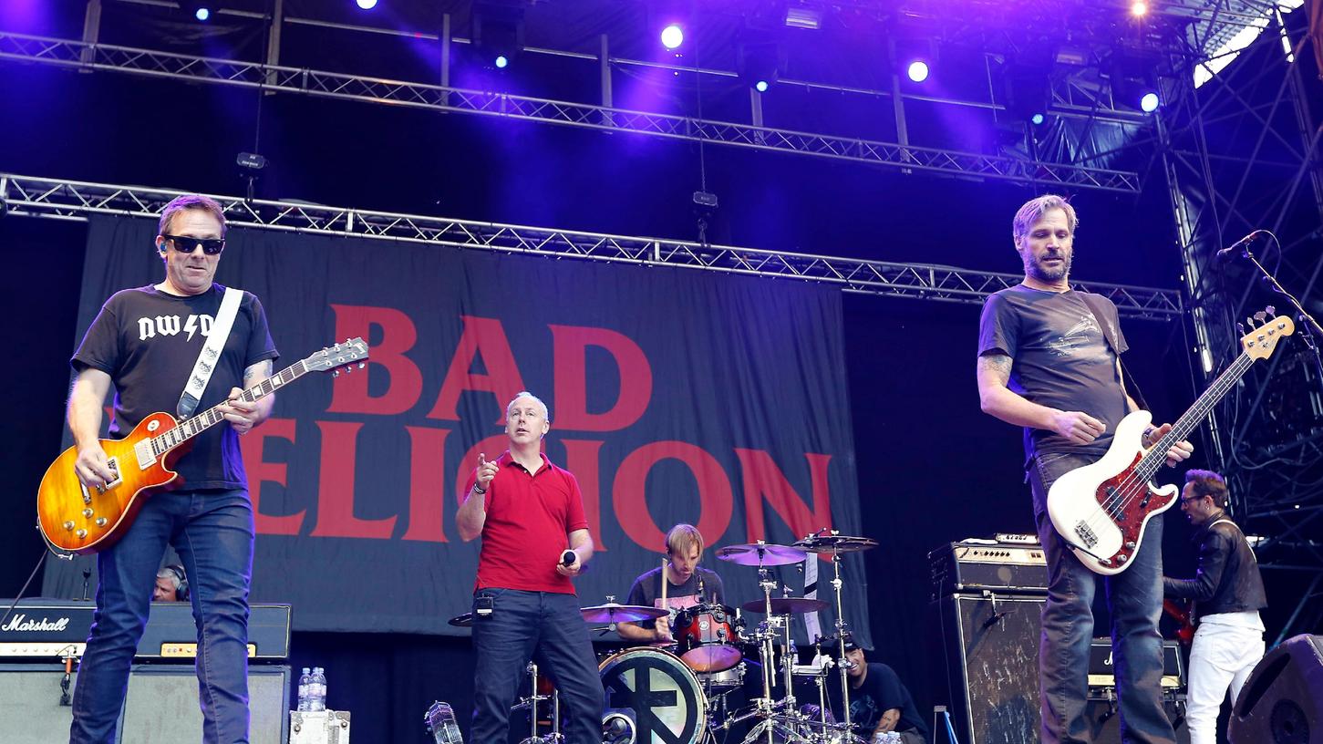 Bad Religion, Pioniere des Melodic Punk, sind Headliner des neuen Festivals im Stadionpark Nürnberg diesen Juli. 