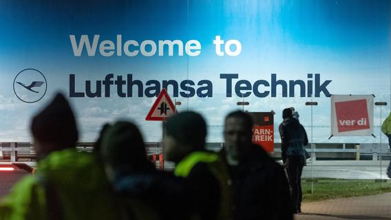 Streik bei Lufthansa-Technik: Bleiben die Frankfurt-Flieger von und nach Nürnberg wieder am Boden?