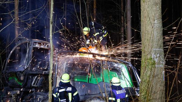Erlangen, 18.02.2024, Brand Harvester