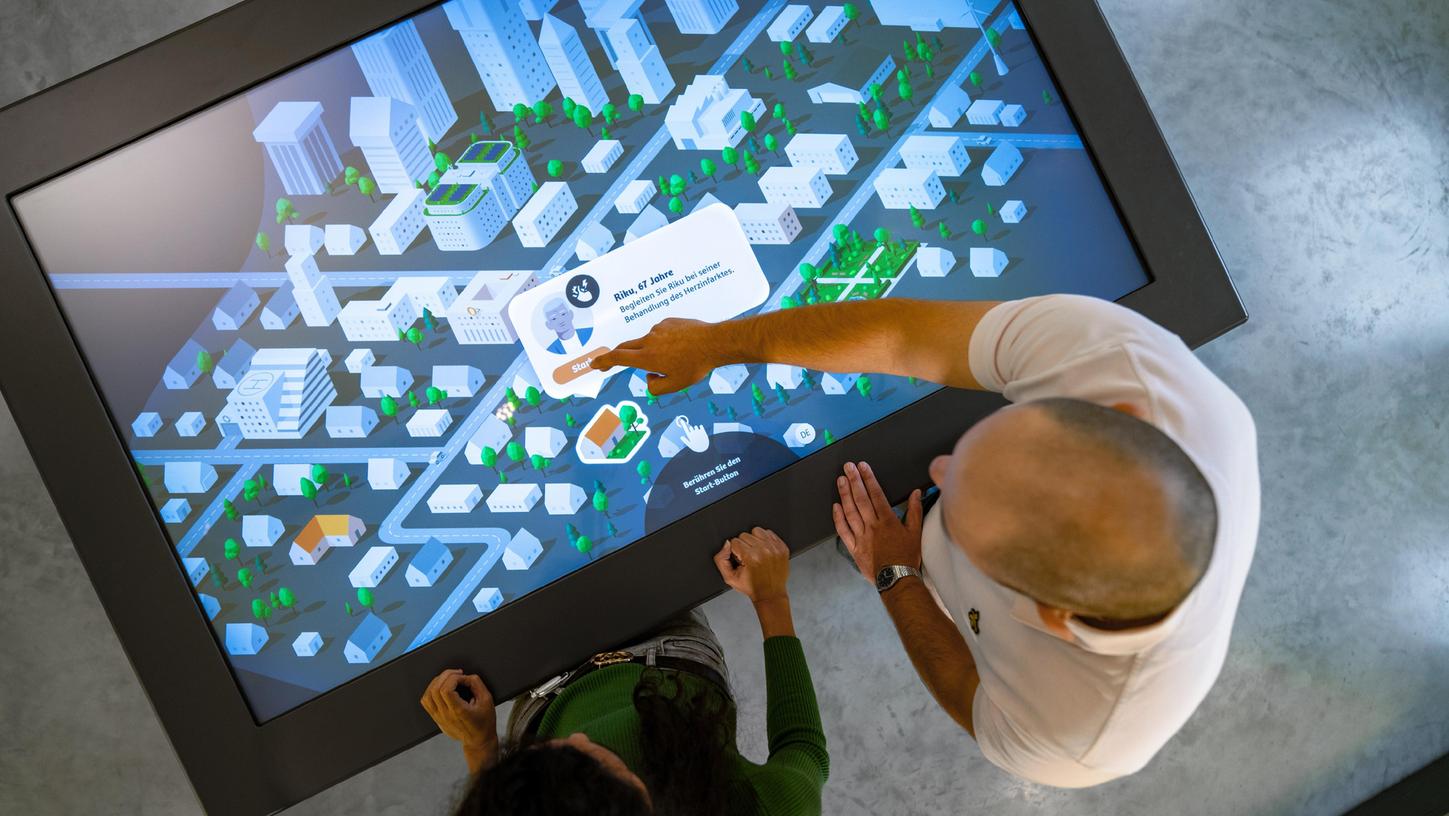 Die neue interaktive Station im MedMuseum vermittelt Wissen auf spielerische Art.