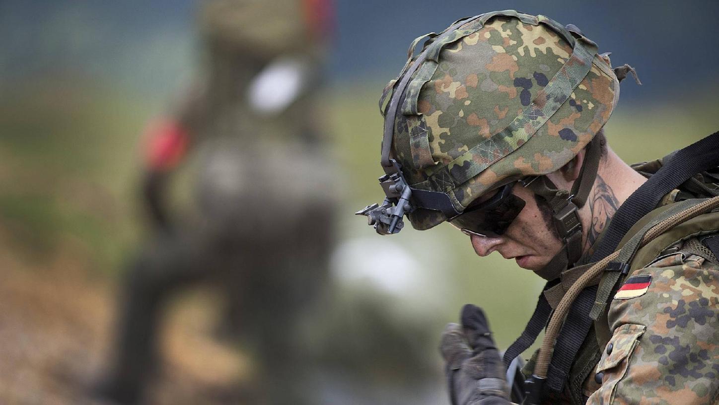 Truppen der Bundeswehr kommen im März für eine Übung nach Mittelfranken.