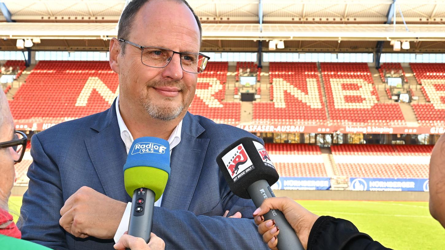 Bekommt Nürnberg das modernste Stadion Deutschlands? Bürgermeister Christian Vogel ist zuversichtlich.