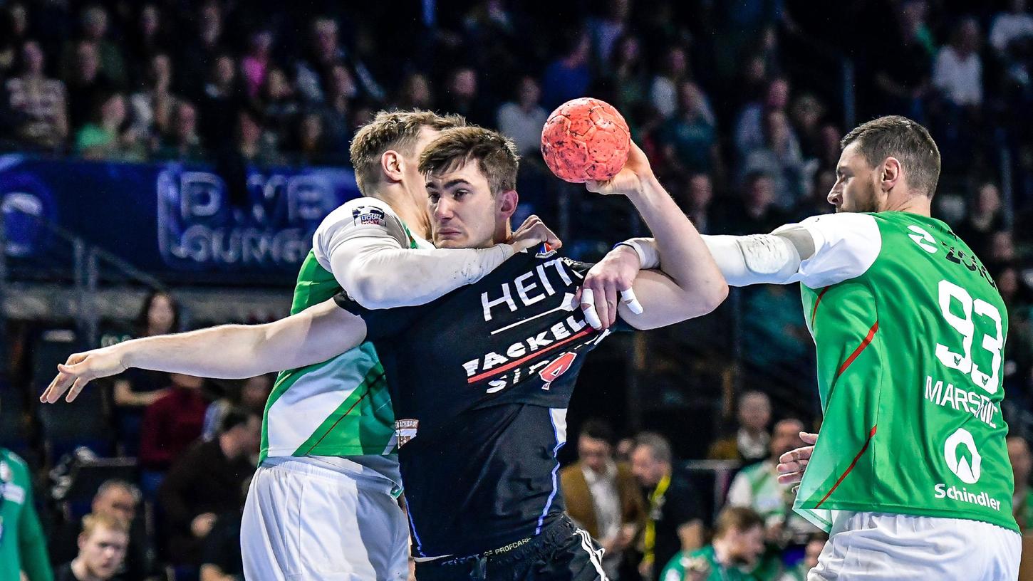 Kam mit seinem HC Erlangen in der Hauptstadt erst mit Verzögerung in Fahrt: Stephan Seitz. Kam mit seinem HC Erlangen in der Hauptstadt erst mit Verzögerung in Fahrt: Stephan Seitz.
