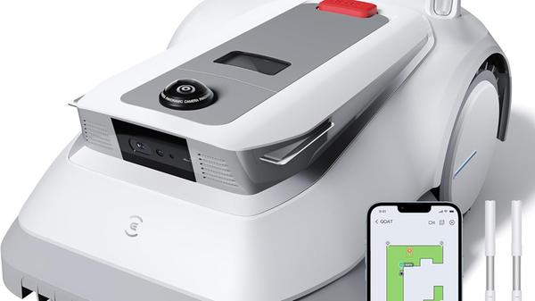 Der Mähroboter ist für Rasenflächen von bis zu 800 Quadratmetern geeignet.