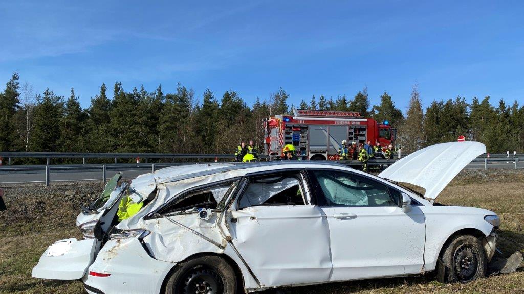 Erst nach 40 Metern kam das Auto zum Stehen.