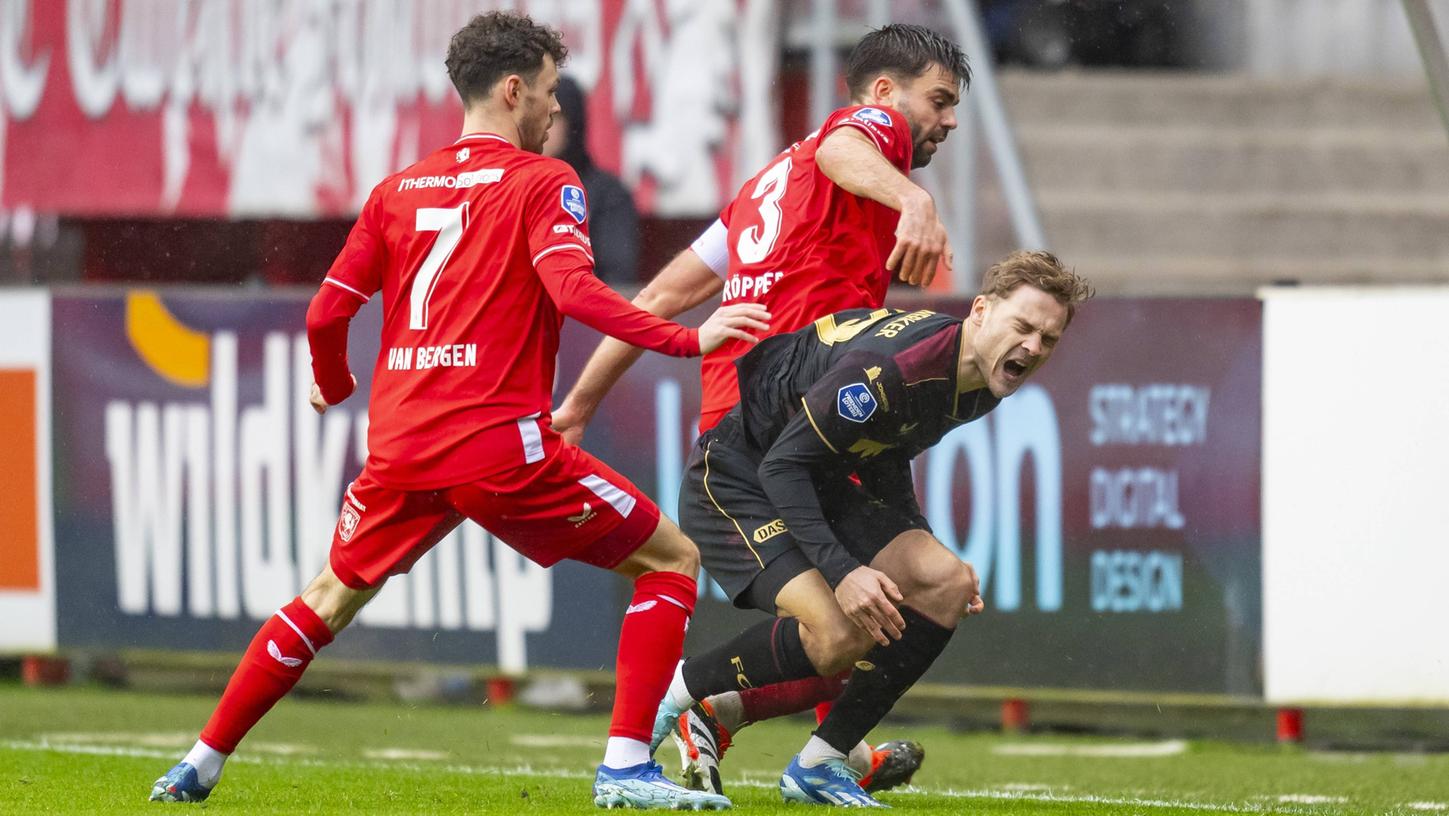 Nach seiner Winter-Leihe kam Tim Handwerker für den FC Utrecht zu zwei Kurzeinsätzen.