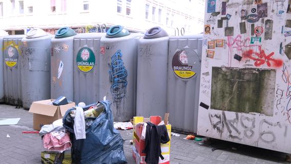 Müllberge wachsen: Stadt Nürnberg lässt die Glascontainer künftig überwachen