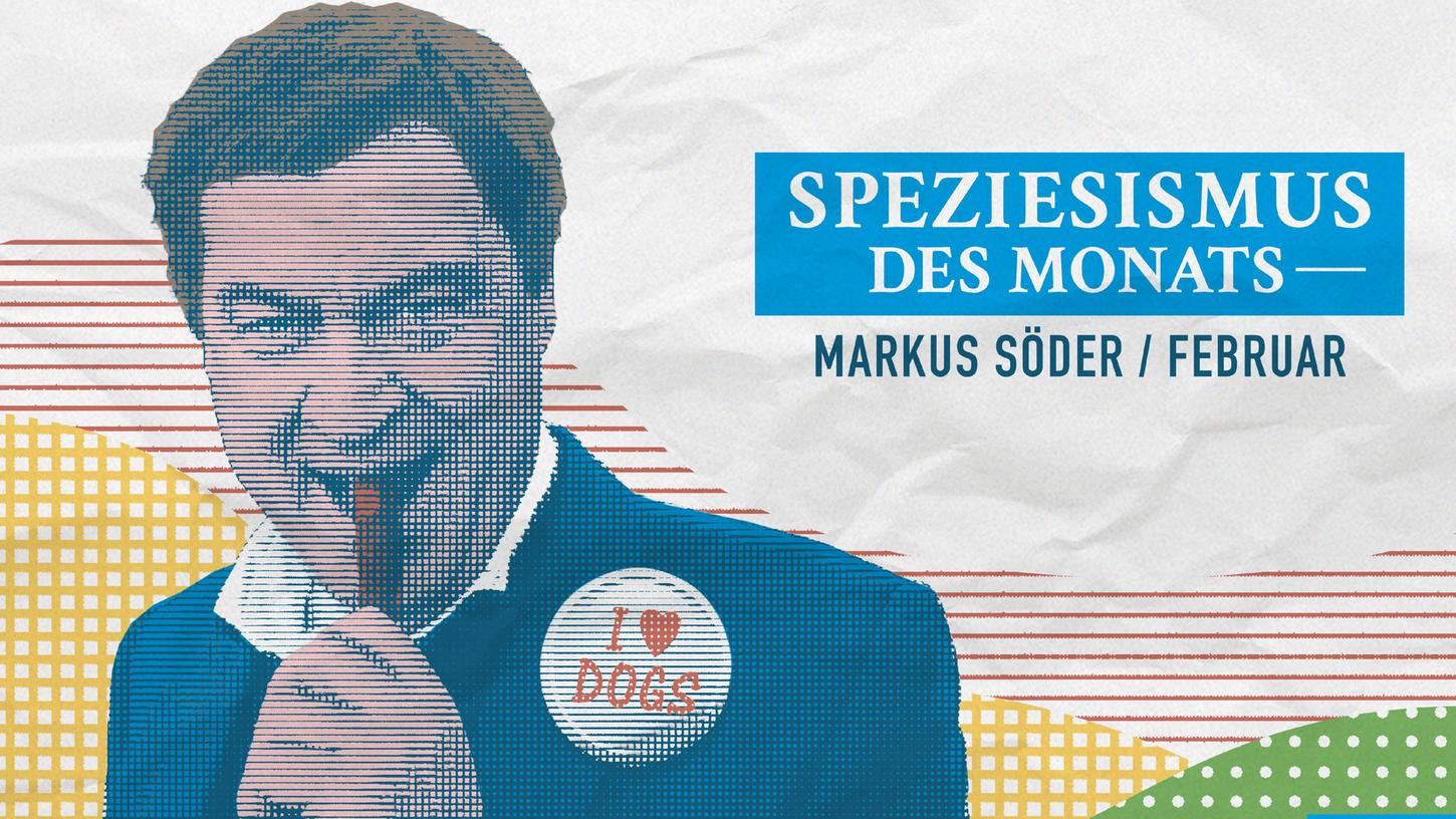 Bayerns Ministerpräsident Markus Söder hat von Peta eine Auszeichnung erhalten: den Negativpreis "Speziesismus des Monats"