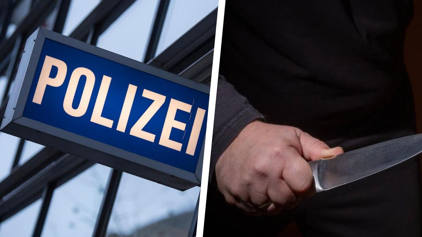 Ein 32 Jahre alter Mann hat seine 40-jährige Partnerin in Bad Windsheim mit einem Messer bedroht und schließlich auch angegriffen. (Symbolbild)