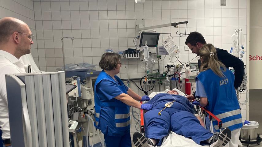 Wenn jede Sekunde zählt: Wie die Profis am Schwabacher Krankenhaus einen akuten Schlaganfall einüben
