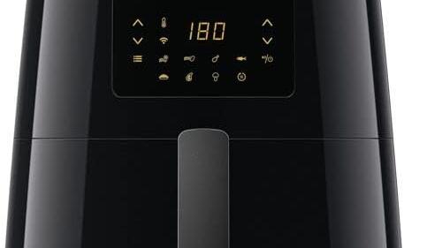 Der Airfryer bietet einen großen 6,2-Liter-Behälter.