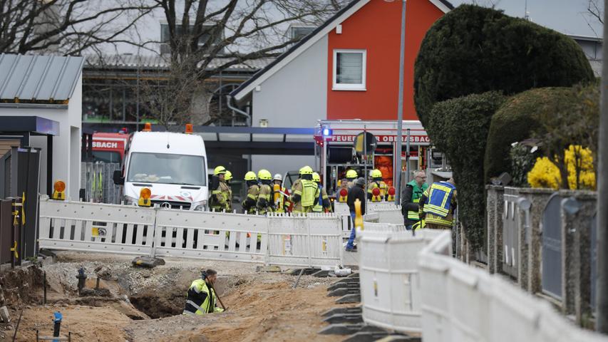 Gasleck in Oberasbach: Häuser mussten evakuiert werden