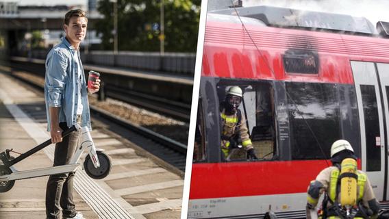 Gefahr durch explodierende E-Scooter in Bus und Bahn: Droht nun ein Verbot in und um Neumarkt?
