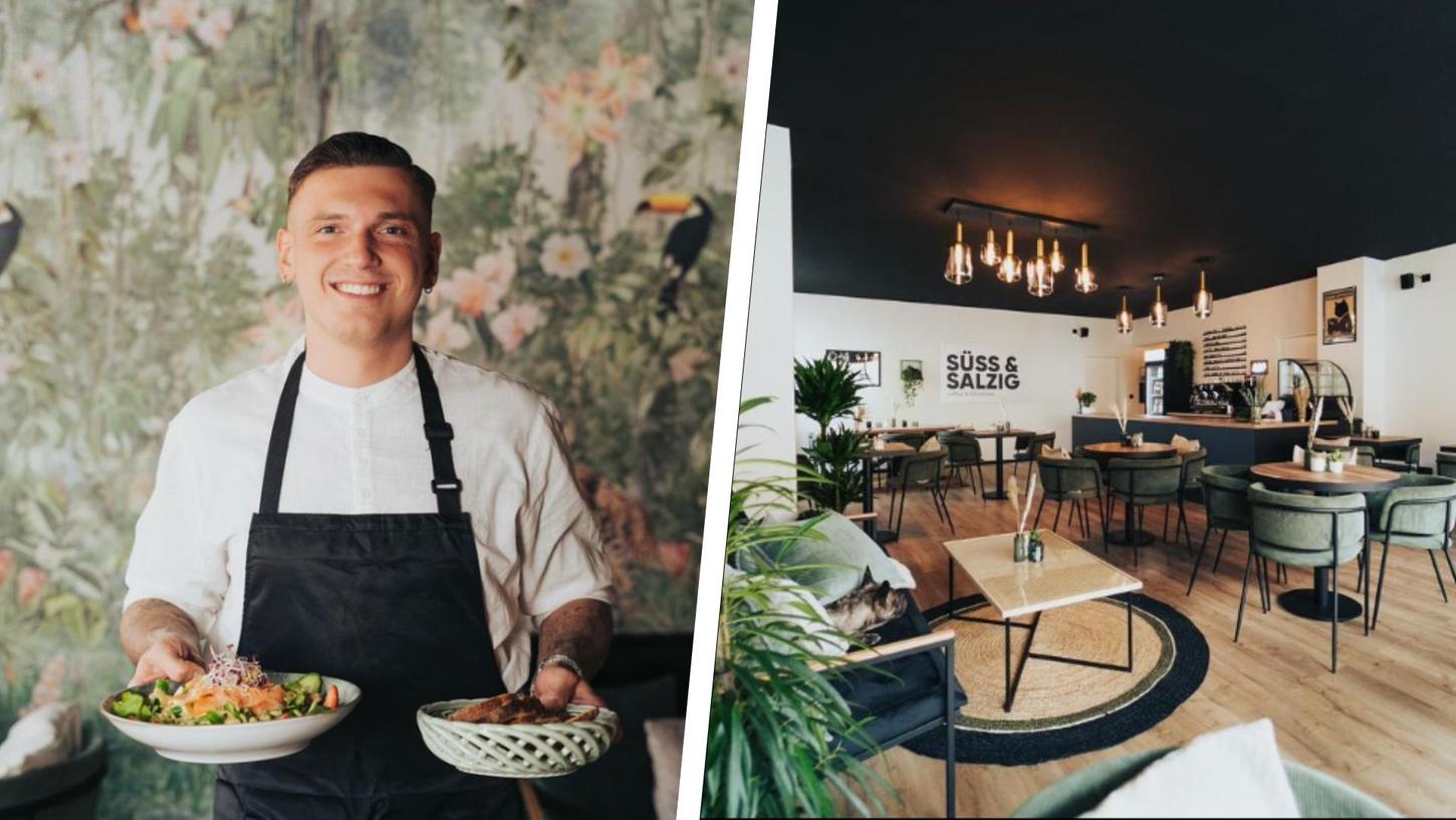 Konnte sein Café "Süß und Salzig" endlich wiedereröffnen: Eric Rautenberg.